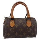 LOUIS VUITTON Monogram Mini Speedy Hand Bag M41534 LV Auth 197639-2