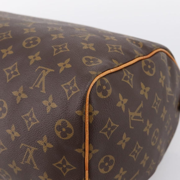 LOUIS VUITTON Monogram Speedy 35 Hand Bag M41524 LV Auth 197644A