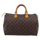 LOUIS VUITTON Monogram Speedy 35 Hand Bag M41524 LV Auth 197644A-2