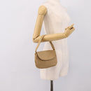 BOTTEGA VENETA INTRECCIATO Hand Bag Satin Gold Auth 197646-21