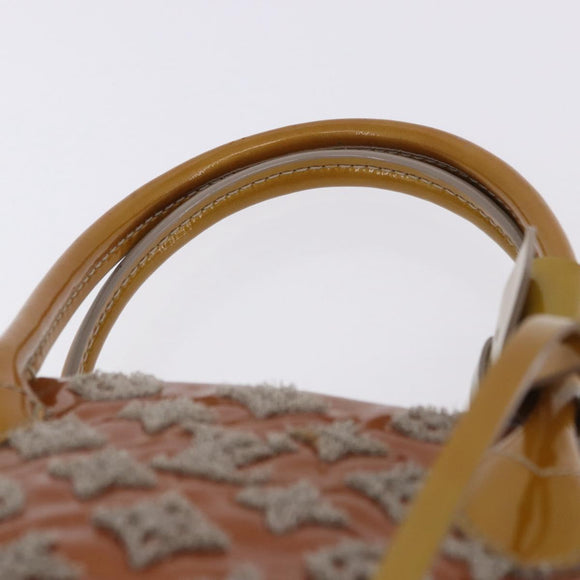 LOUIS VUITTON Monogram Bouclette Lockit Hand Bag Gris M40601 LV Auth 197648A