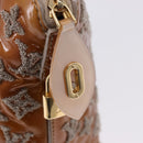 LOUIS VUITTON Monogram Bouclette Lockit Hand Bag Gris M40601 LV Auth 197648A-20