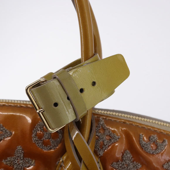 LOUIS VUITTON Monogram Bouclette Lockit Hand Bag Gris M40601 LV Auth 197648A
