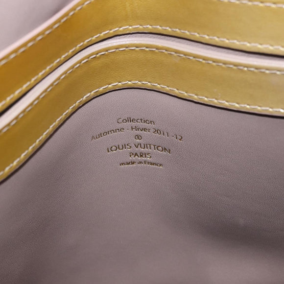 LOUIS VUITTON Monogram Bouclette Lockit Hand Bag Gris M40601 LV Auth 197648A
