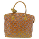 LOUIS VUITTON Monogram Bouclette Lockit Hand Bag Gris M40601 LV Auth 197648A-2