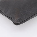 GUCCI GG Canvas Guccissima Shoulder Bag Leather Black Gold 201446 Auth 197649-11