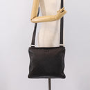 GUCCI GG Canvas Guccissima Shoulder Bag Leather Black Gold 201446 Auth 197649-22