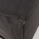 HERMES Her Line TGM Hand Bag Canvas Gray Silver Auth 197652A-13