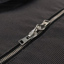 HERMES Her Line TGM Hand Bag Canvas Gray Silver Auth 197652A-15