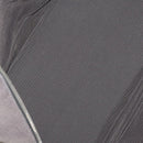 HERMES Her Line TGM Hand Bag Canvas Gray Silver Auth 197652A-16