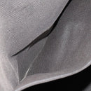 HERMES Her Line TGM Hand Bag Canvas Gray Silver Auth 197652A-19