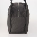HERMES Her Line TGM Hand Bag Canvas Gray Silver Auth 197652A-4