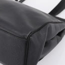 Salvatore Ferragamo Vala Shoulder Bag Leather Black Gold Auth 197656-9
