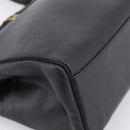 Salvatore Ferragamo Vala Shoulder Bag Leather Black Gold Auth 197656-14