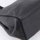 Salvatore Ferragamo Vala Shoulder Bag Leather Black Gold Auth 197656-16
