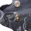 Salvatore Ferragamo Vala Shoulder Bag Leather Black Gold Auth 197656-19