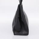 Salvatore Ferragamo Vala Shoulder Bag Leather Black Gold Auth 197656-3