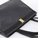 Salvatore Ferragamo Vala Shoulder Bag Leather Black Gold Auth 197656-6