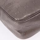 GUCCI GG Implementation Shoulder Bag PVC Pink Silver 233268 Auth 197658-17