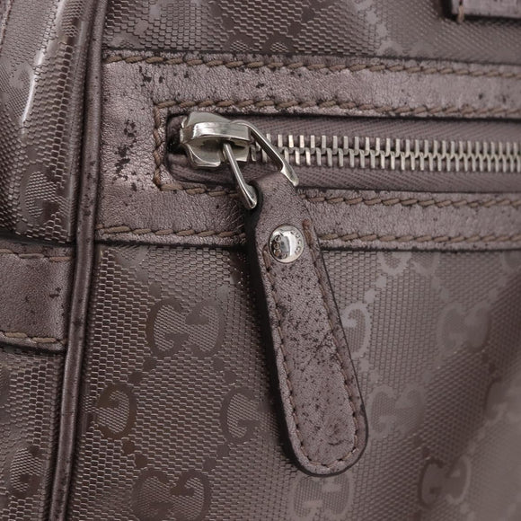 GUCCI GG Implementation Shoulder Bag PVC Pink Silver 233268 Auth 197658