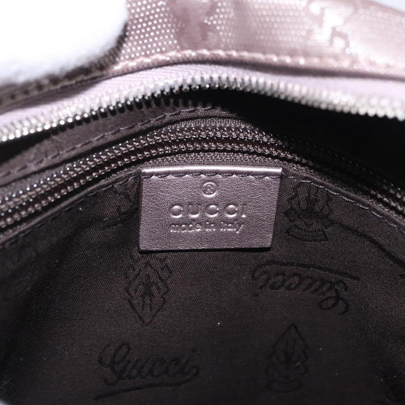 GUCCI GG Implementation Shoulder Bag PVC Pink Silver 233268 Auth 197658