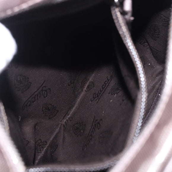 GUCCI GG Implementation Shoulder Bag PVC Pink Silver 233268 Auth 197658