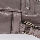 GUCCI GG Implementation Shoulder Bag PVC Pink Silver 233268 Auth 197658-4