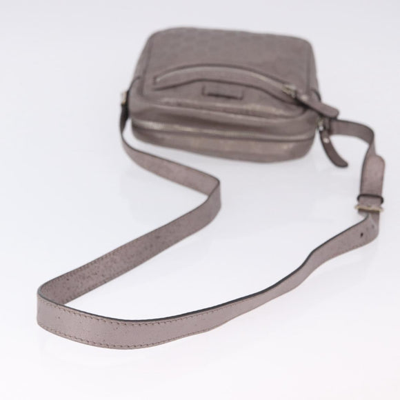 GUCCI GG Implementation Shoulder Bag PVC Pink Silver 233268 Auth 197658