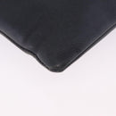 LOEWE Shoulder Bag Leather Navy Gold Auth 197659-16