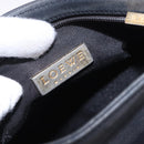 LOEWE Shoulder Bag Leather Navy Gold Auth 197659-18
