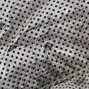 CHANEL COCO Mark Punching Shoulder Bag Leather 2way Silver CC Auth 197660-16