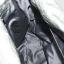 CHANEL COCO Mark Punching Shoulder Bag Leather 2way Silver CC Auth 197660-20