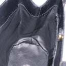 CELINE Macadam Canvas Tote Bag PVC Leather Black Gold Auth 197661V-19
