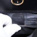 CELINE Macadam Canvas Tote Bag PVC Leather Black Gold Auth 197661V-12