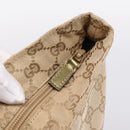 GUCCI GG Canvas Sherry Line Tote Bag Beige 131230 Auth 197665-18