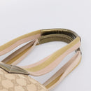 GUCCI GG Canvas Sherry Line Tote Bag Beige 131230 Auth 197665-8