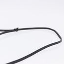 FENDI Zucchino Canvas Shoulder Bag Black Silver Auth 197666-8