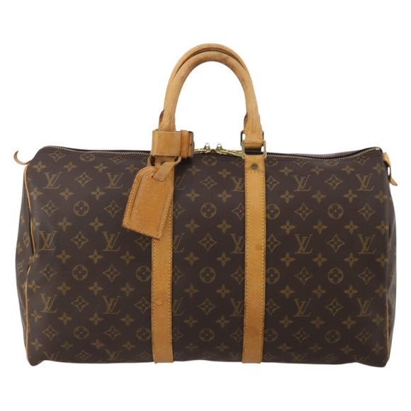LOUIS VUITTON Monogram Keepall 45 Boston Bag M41428 LV Auth 197667