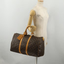 LOUIS VUITTON Monogram Keepall 45 Boston Bag M41428 LV Auth 197667-22
