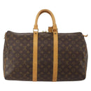 LOUIS VUITTON Monogram Keepall 45 Boston Bag M41428 LV Auth 197667-2