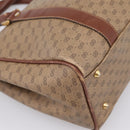 GUCCI Micro GG Supreme Hand Bag PVC Beige Gold 000 101 0140 Auth 197669-18
