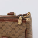 GUCCI Micro GG Supreme Hand Bag PVC Beige Gold 000 101 0140 Auth 197669-19