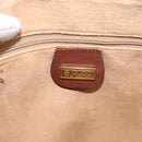 GUCCI Micro GG Supreme Hand Bag PVC Beige Gold 000 101 0140 Auth 197669-20