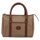 GUCCI Micro GG Supreme Hand Bag PVC Beige Gold 000 101 0140 Auth 197669-13