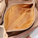 GUCCI Micro GG Supreme Hand Bag PVC Beige Gold 000 101 0140 Auth 197669-26