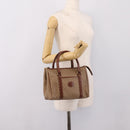 GUCCI Micro GG Supreme Hand Bag PVC Beige Gold 000 101 0140 Auth 197669-28