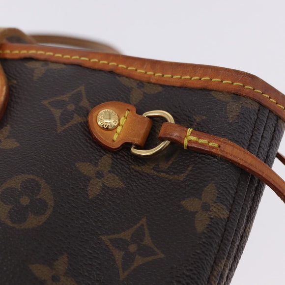 LOUIS VUITTON Monogram Neverfull PM Tote Bag M40155 LV Auth 197670