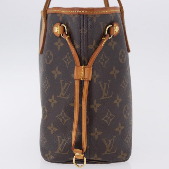 LOUIS VUITTON Monogram Neverfull PM Tote Bag M40155 LV Auth 197670