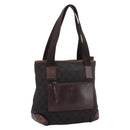 GUCCI GG Canvas Hand Bag Black Silver 28893 Auth 197671-1