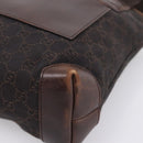 GUCCI GG Canvas Hand Bag Black Silver 28893 Auth 197671-9